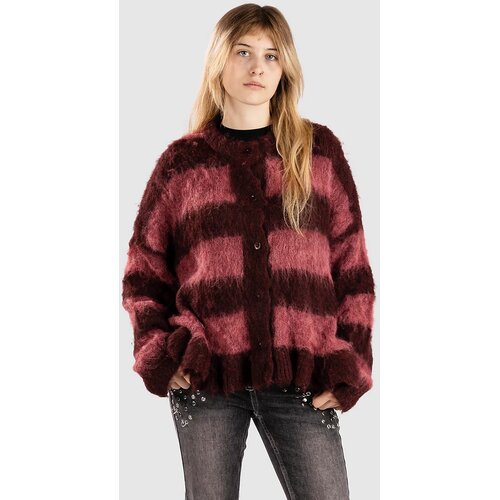 The Ragged Priest Heather Knit Pulover maroon / pink Slike