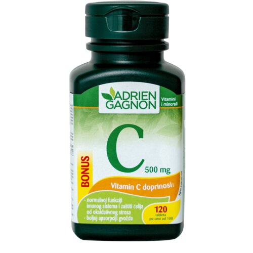ADRIEN GAGNON vitamin c 500mg tbl A120 Slike