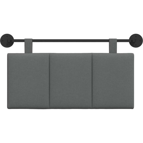  Držeće uzglavlje Zidne Tamno siva 90 x 55 x 5 cm tkanina - Tamno siva 80 cm bez LED Slike