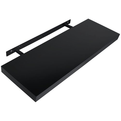  Plutajuće zidne police 2 kom crne 80 x 20 x 3,8 cm Slike