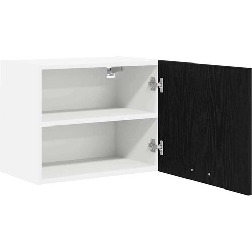 VidaXL viseći ormarić zidne riga beton siva i bijela 50 x 31 x 40 cm Slike