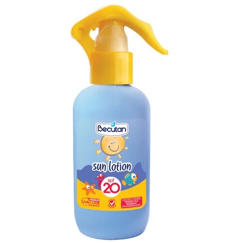 Becutan baby mlijeko za sunčanje SPF20 150ml Slike