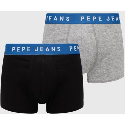 Pepe Jeans Boksarice 2-pack moški, črna barva