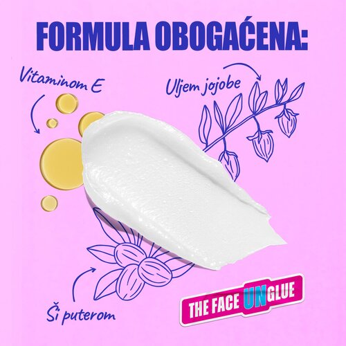 NYX Professional Makeup The Face Unglue čistilni balzam za odstranjevanje ličil z karitejevim maslom 50 ml Slike