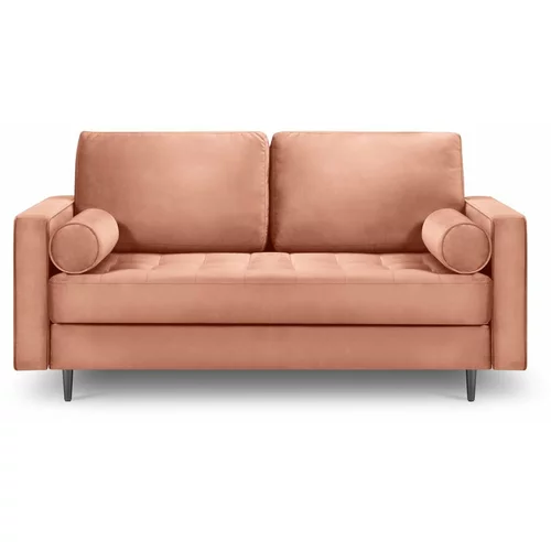 Milo Casa roza baršunasta sofa Santo, 174 cm