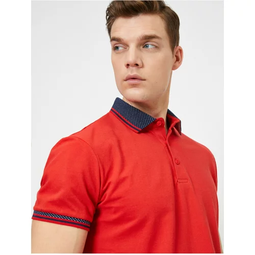 Koton Polo T-shirt - Red - Regular fit