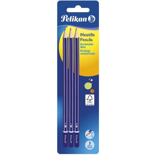 Olovka GRAFITNA HB/B/2B STANDARD PK3 PELIKAN 807418 BLISTER Cijene