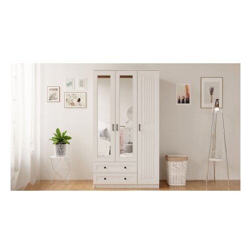 Hanah home Ormar Rb-073, 105x184x52 cm, Bijeli Cijene