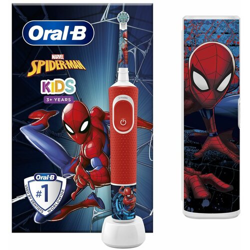 Oral-b Električna zobna ščetka D100 za otroke Spider-Man, (5000530673) Cene