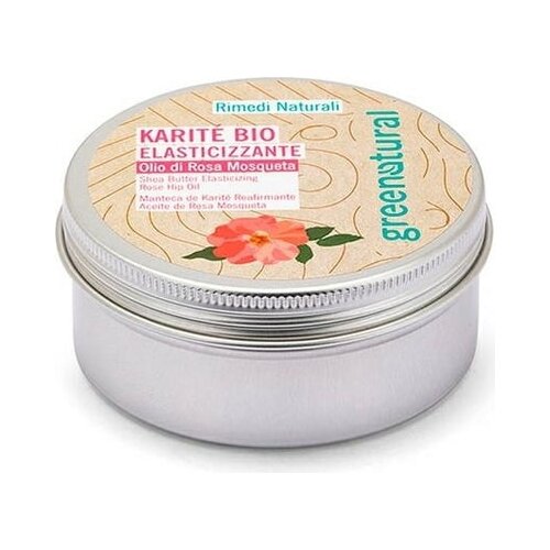 Greenatural karitejevo maslo z oljem divje vrtnice &amp;quot;elasticizzante&amp;quot; - 100 ml Slike