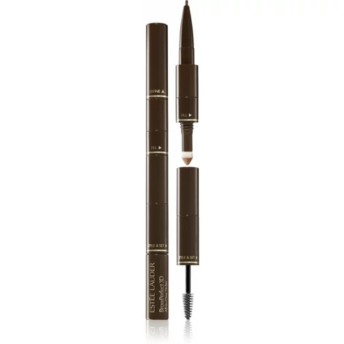 Estée Lauder BrowPerfect 3D All-in-One Styler olovka za obrve 3 u 1 nijansa Cool Brown 2,07 g