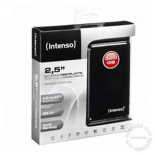 Intenso 320GB 2.5 USB 2.0 6002510 eksterni hard disk Slike