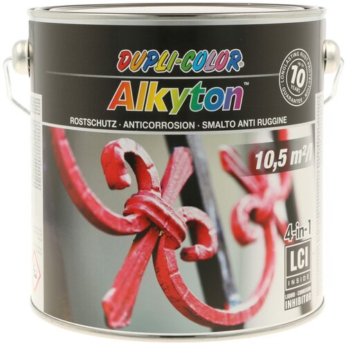 Dupli color Premaz za kovino&amp;nbsp;DC Alkyton RAL 8017 (2,5 l, na alkidno-uretanski osnovi, 4v1: osnovni premaz, za&amp;scaron;čita proti rji, barva in tesnilo)_2 Slike