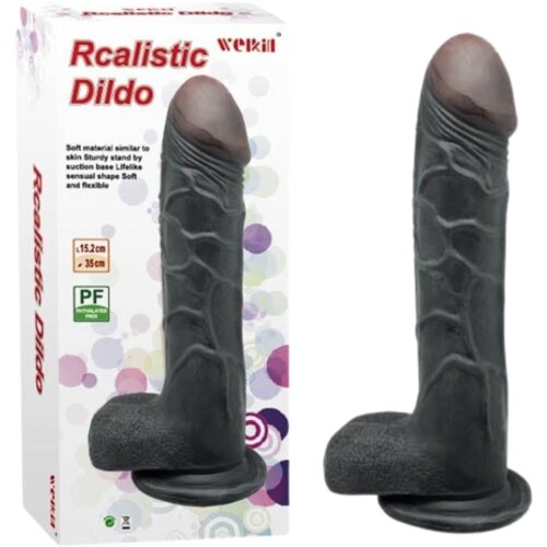 CHARMLY TOY Dildo Charmly Realistic Black Cene