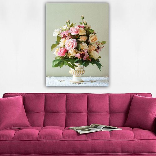 WALLXPERT Dekorativna slika na platnu, 70x100cm, &Scaron;areno Cijene