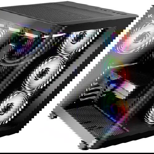 LC Power gaming 8001b-on pro-storm dark 4x120mm argb fan 1xusb3.0 2xusb2.0 1xusb3.0 type-c black Tower ( 24435 ) Cene