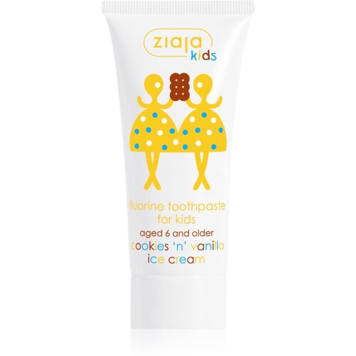 Ziaja Kids Cookies &amp;#039;n&amp;#039; Vanilla Ice Cream pasta za zube za djecu 50 ml Slike