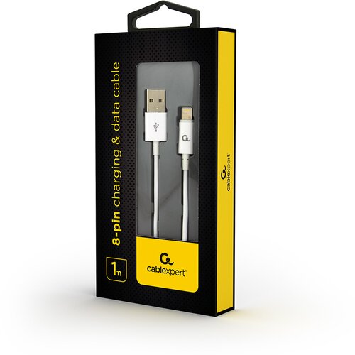 2.0 kabl iPhone 8-pin charging and data cable, 1 m, GEMBIRD, CC-2P-AMLM-1M Cijene