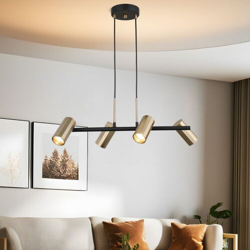 Opviq oktano - 52-04-L blackantique lacquer chandelier Cene