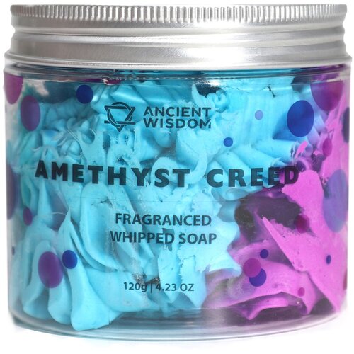  Kremasta milna pena Amethyst Creed - 120 g - Dan mučenikov Slike