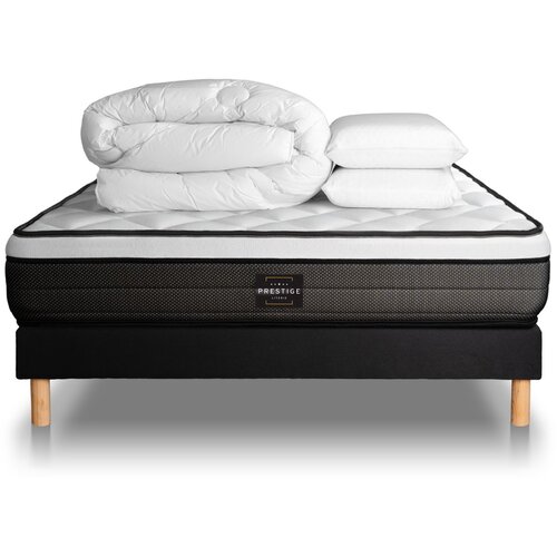 Prestige literie Kompletni paket za posteljo - Vzmetnica 180x200 cm + vzmetnica z letvami (komplet) + 2 vzglavnika + odeja - Suite, (21613984) Cene