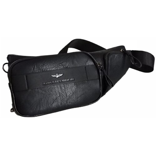 Aeronautica Militare Torbice za okrog pasu AM8483BLK Črna Slike