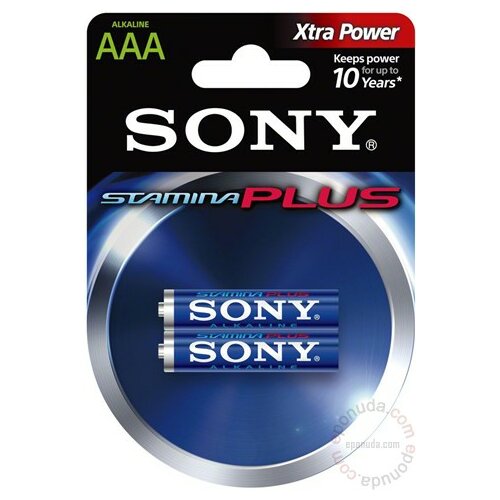Sony alkalne baterije AM4B2D, blister 2 kom,AAA baterija Slike
