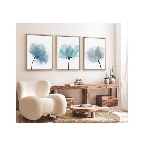 Wallity dekorativna slika Huhu206, 35x50cm, 3 dela Slike