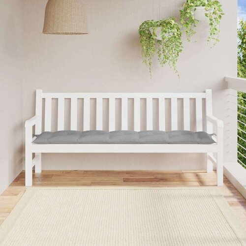 vidaXL Blazina za vrtno klop siva 180x50x7 cm oxford tkanina Cene