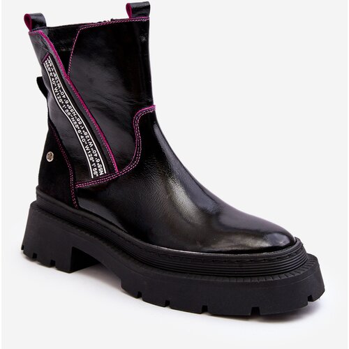 Kesi Women's leather boots Maciejka 06236-15 black Slike