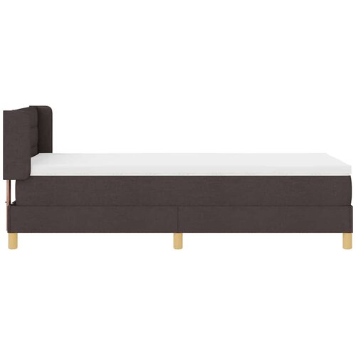  s opruga kutije Tamno smeđa 200 x 90 cm tkanina Slike