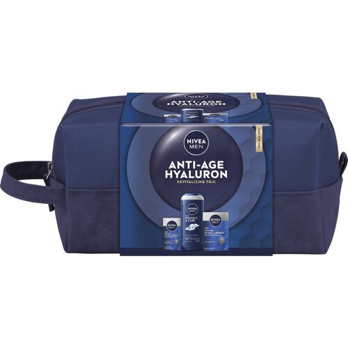 Nivea MEN Anti-Age Hyaluron poklon set za lice i tijelo Slike