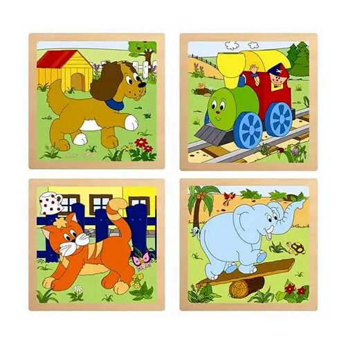 Woodyland Puzzle za bebe - drvena logička igračka Cijene