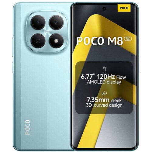 Xiaomi Poco M8 5G 256GB (8GB RAM) Green (zelena boja) + punjač i maskica Cijene