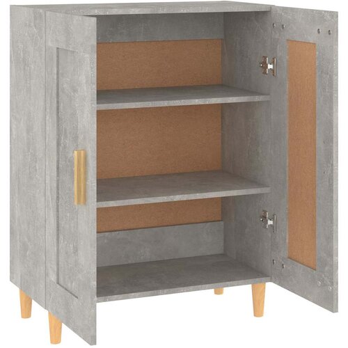  Komoda siva boja betona 69,5x34x90 cm od konstruiranog drva Slike