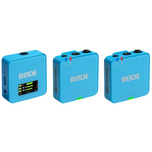 RODE R&amp;Oslash;DE Wireless GO III Blue - wireless microphone system (blue) Slike