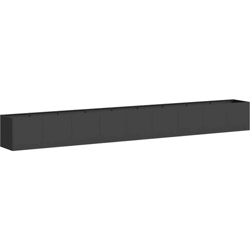 Maison Chic Cvetlični Lonec - Cvetlično korito Black 360x40x40 cm Hladno valjano jeklo, (21788645) Cene