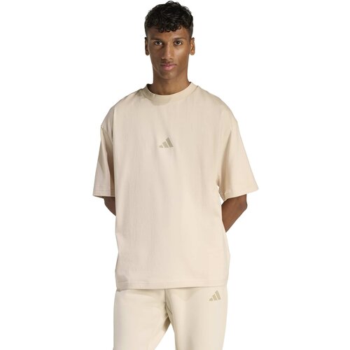 Adidas Muška majica M Fi Sl T KD7648, Okrugli izrez, Okrugli izrez, Bež Cene