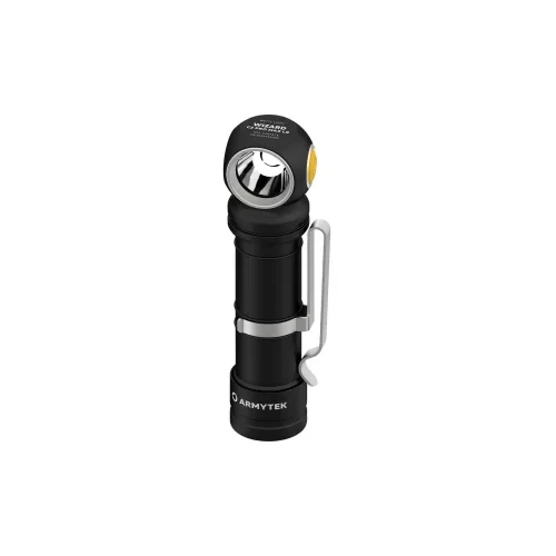 ArmyTek Wizard C2 Pro Max LR Warm LED džepna svjetiljka s kopčom za pojas, s futrolom pogon na punjivu bateriju 3870 lm