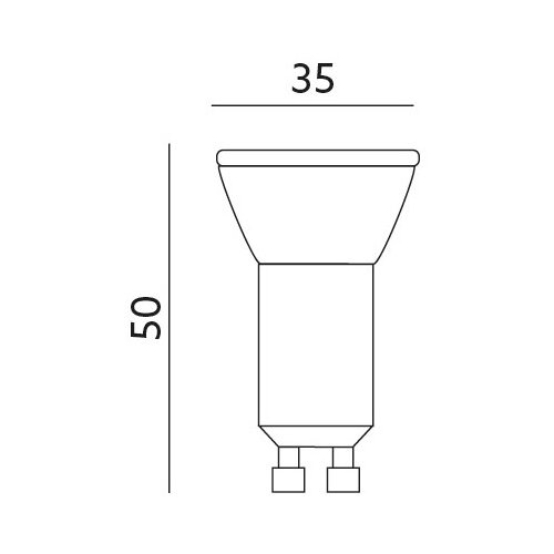  LED sijalica GU10-MR11/4W/230V 4000K Slike