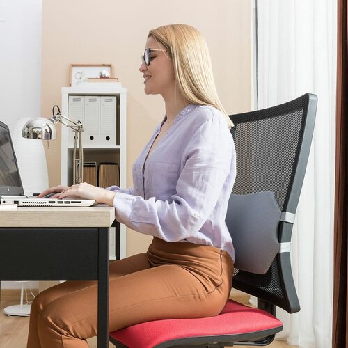 InnovaGoods Leđni Gel Jastuk s Odvojivom Jastučnicom Glushion Slike
