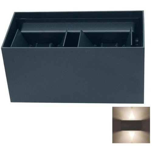  LED spolja&scaron;nje zidno svetlo LED/12W/230V IP54 crno Cene