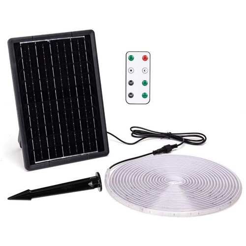 Aigostar Solarna LED traka, prigu&scaron;iva, LED/10W/3,2V, 10 m, 6500K, IP65, sa daljinskim upravljačem Cene
