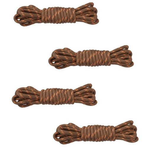 INF okrogle vezalke 2 para brown 100 cm, (21245681) Cene