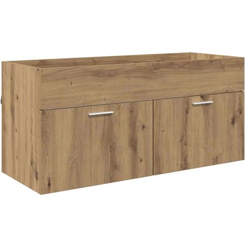  Kupaonski ormar s ladicama Umjetnički hrast 100 x 38 5 x 46 cm Slike