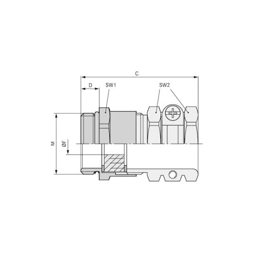  Kabelska uvodnica M40 mesing prirodne boje LappKabel SKINDICHT SHZ-M 40X1,5/36 10 kom. Cijene