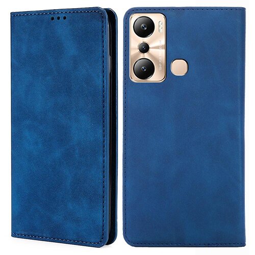 INORCO Za Infinix Hot 20i 4G PU usnjena torbica za telefon, stojalo, držalo za kartico Skin-touch Cover, (22036295) Slike