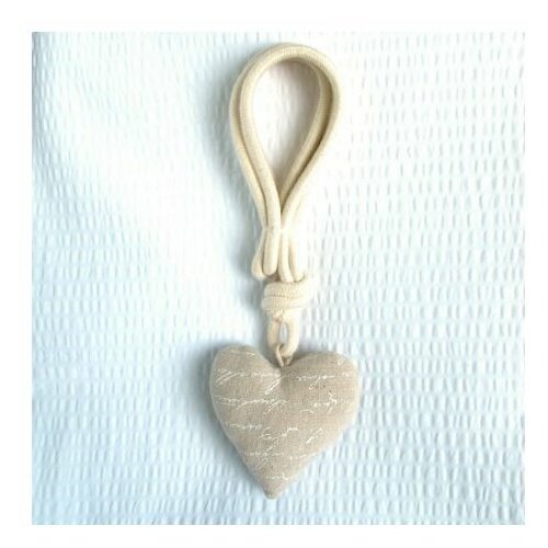 Dekordom magnet za zavese HEARTS G282 - white Slike