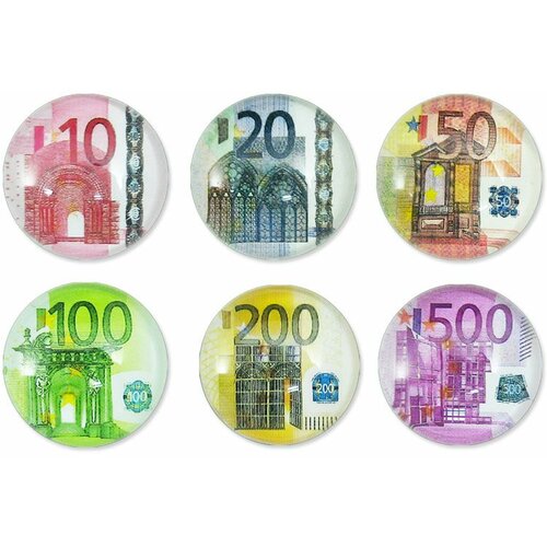 Viter magnet euro stakleni Slike