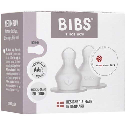 Bibs cucelj silikon srednji pretok, 2/1 Slike
